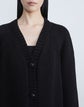 Cotton Tape Button-Front Cardigan