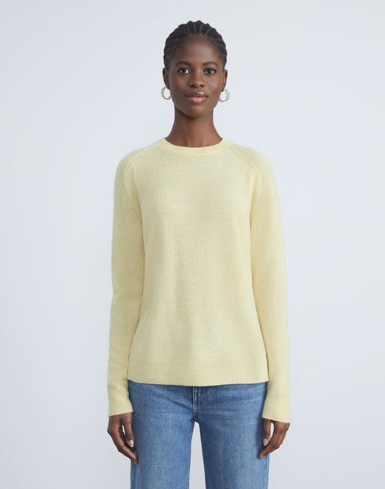 Petite Cashmere Loose Knit Saddle Shoulder Sweater