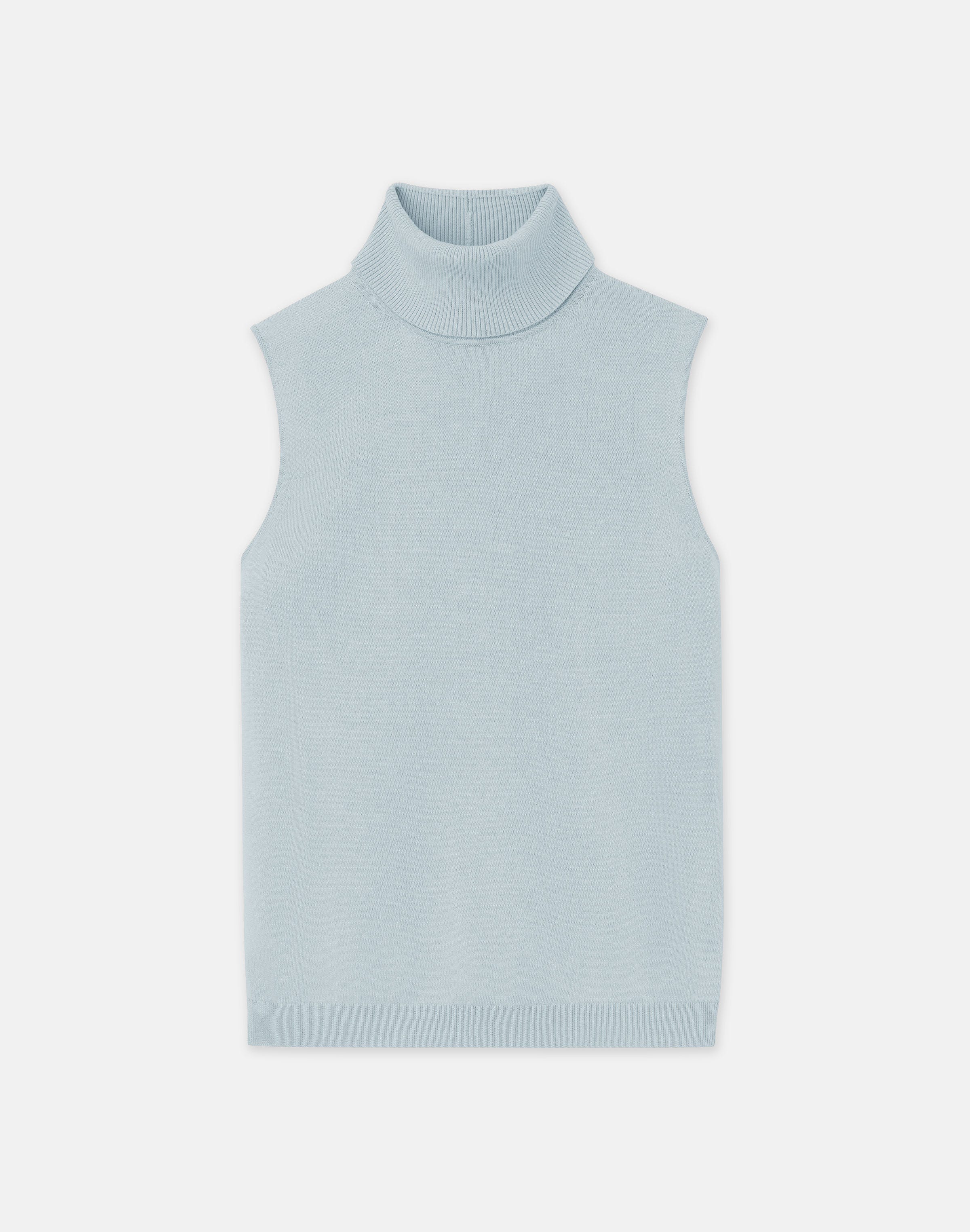 LAFAYETTE 148 LAFAYETTE 148 NY RESPONSIBLE MATTE CREPE SLEEVELESS TURTLENECK