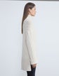 Cashmere-Silk Ribbed Stand Collar Sweater
