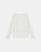 Cashmere-Silk Open 8 Knot Cable Sweater