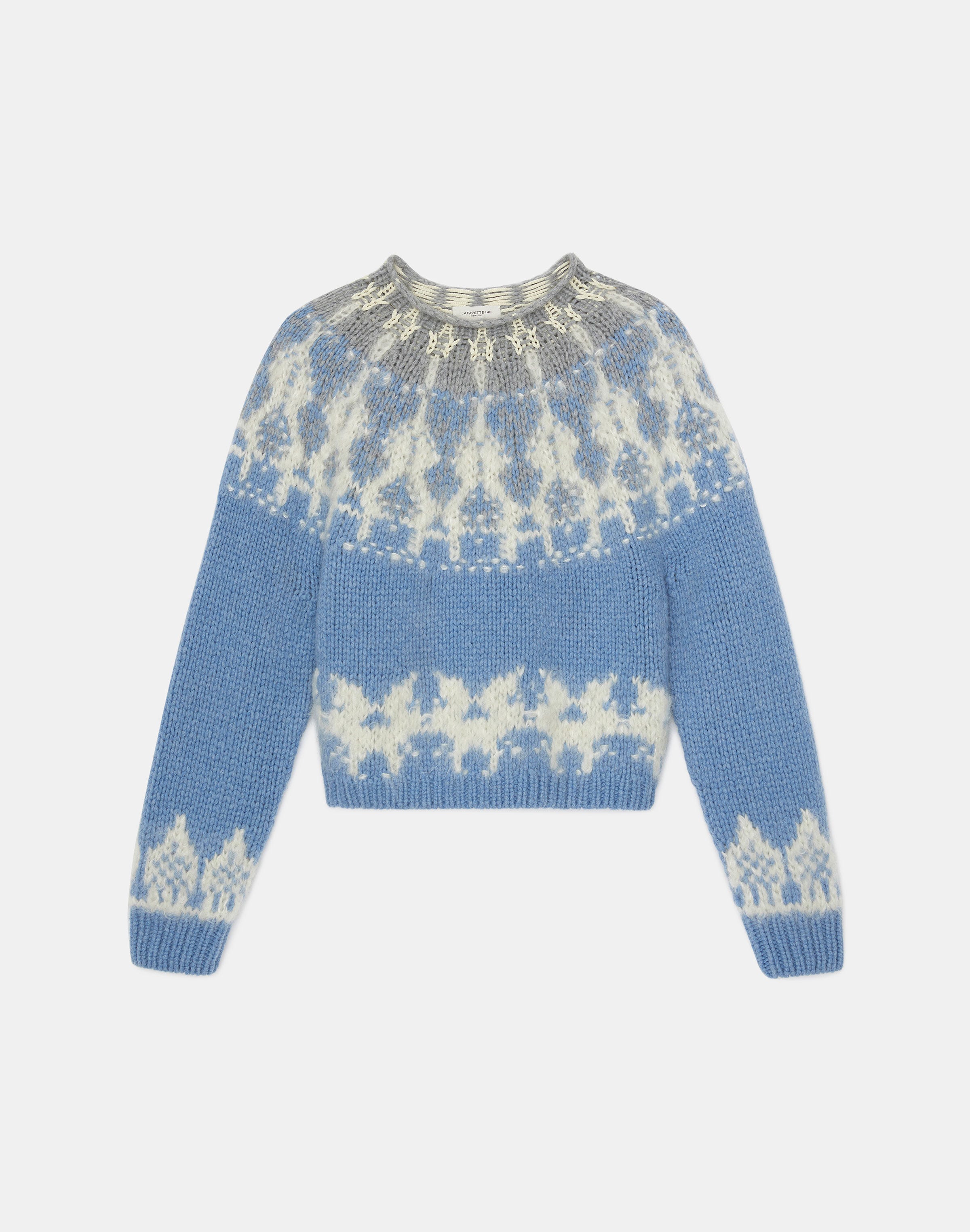 Lafayette 148 Responsible Cashmere-mohair Wool Hand-knit Dégradé