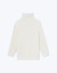 Silk-Mohair Raglan Blouson Sleeve Sweater