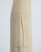 Silk Pleated Stripe Ribbed Cardigan