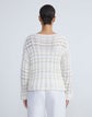 Petite Cotton-Silk & Wool Bouclé Sweater