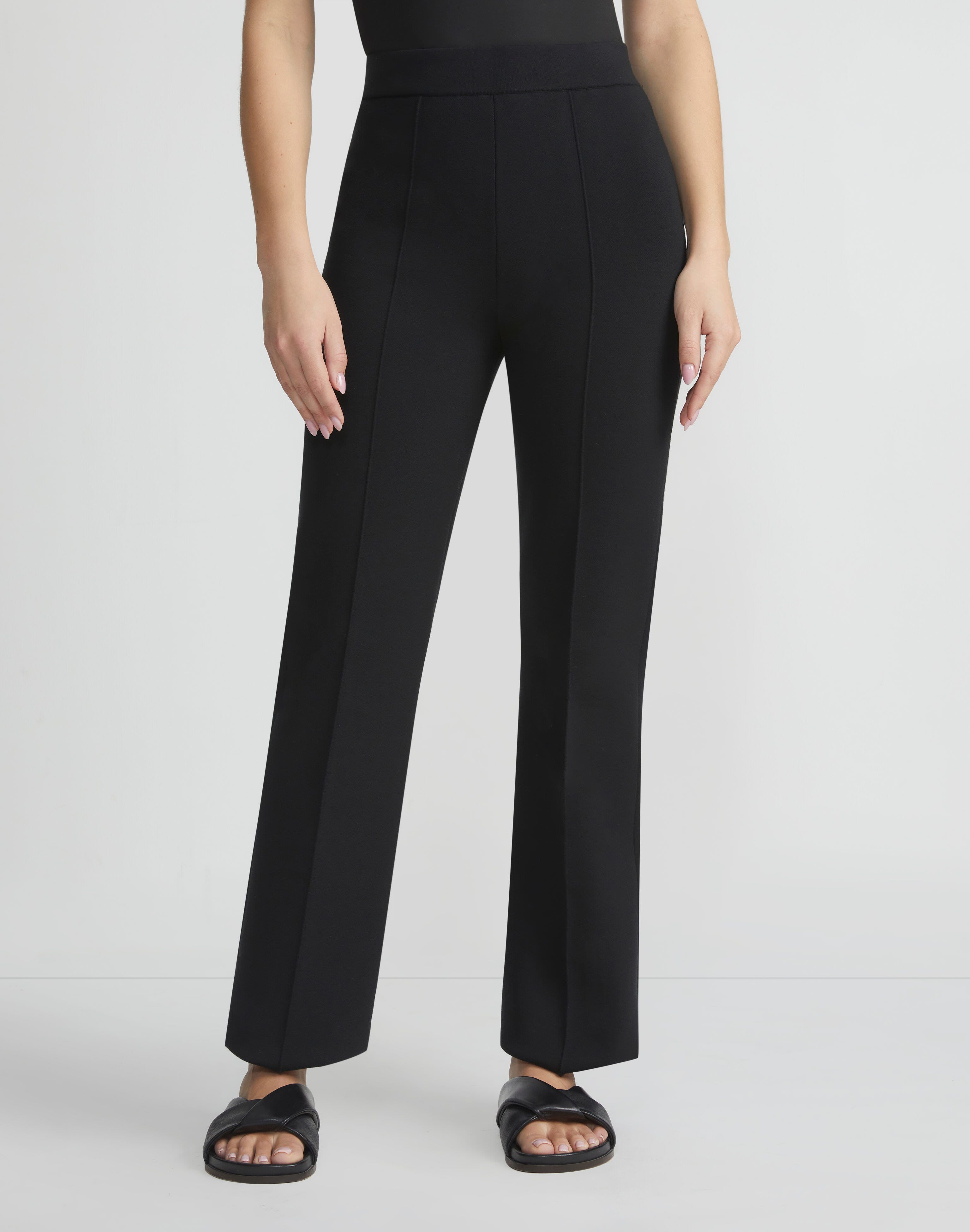 Petite Responsible Matte Crepe Foley Flare Pant