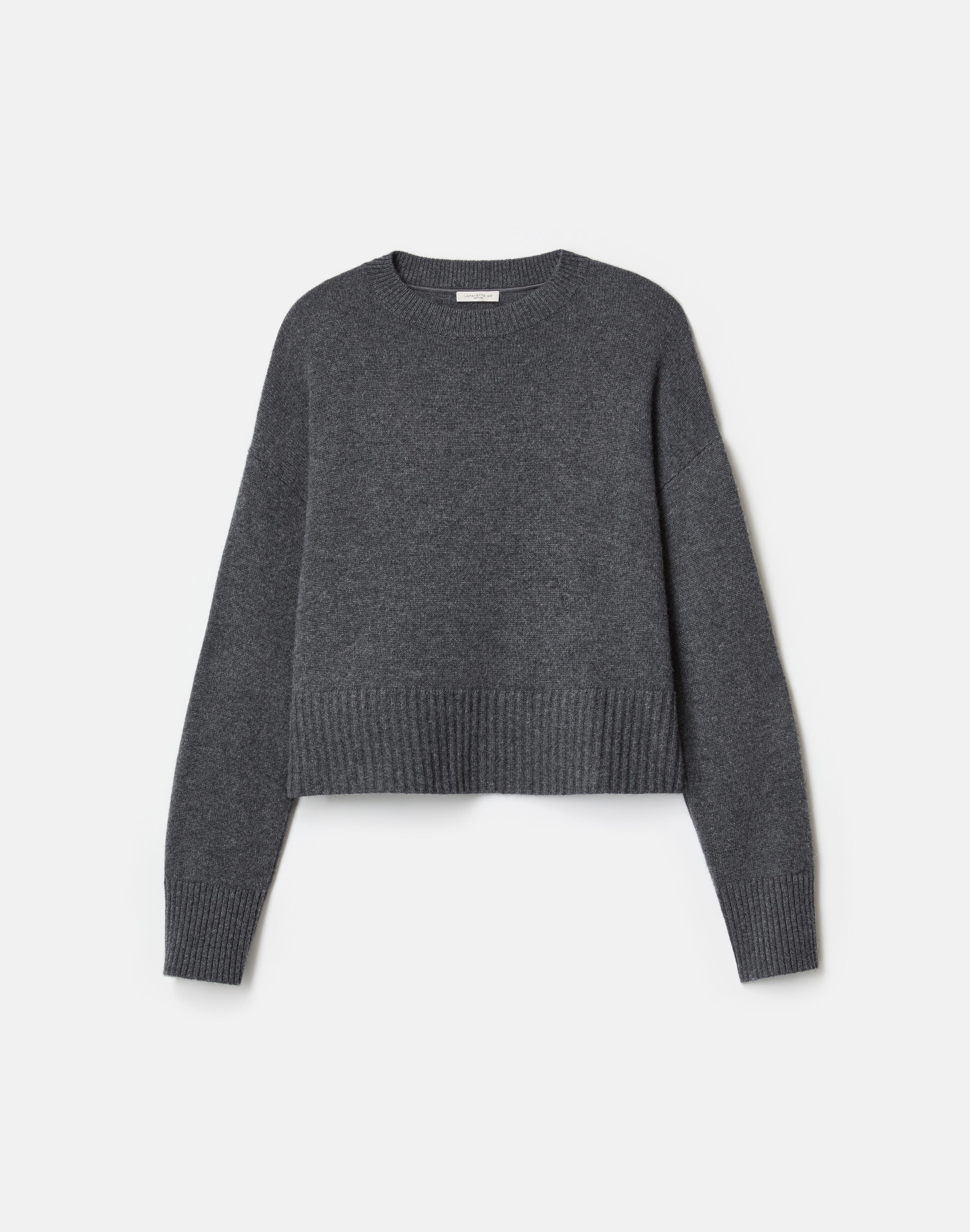 Cashmere Crewneck Cropped Sweater | Lafayette 148 New York