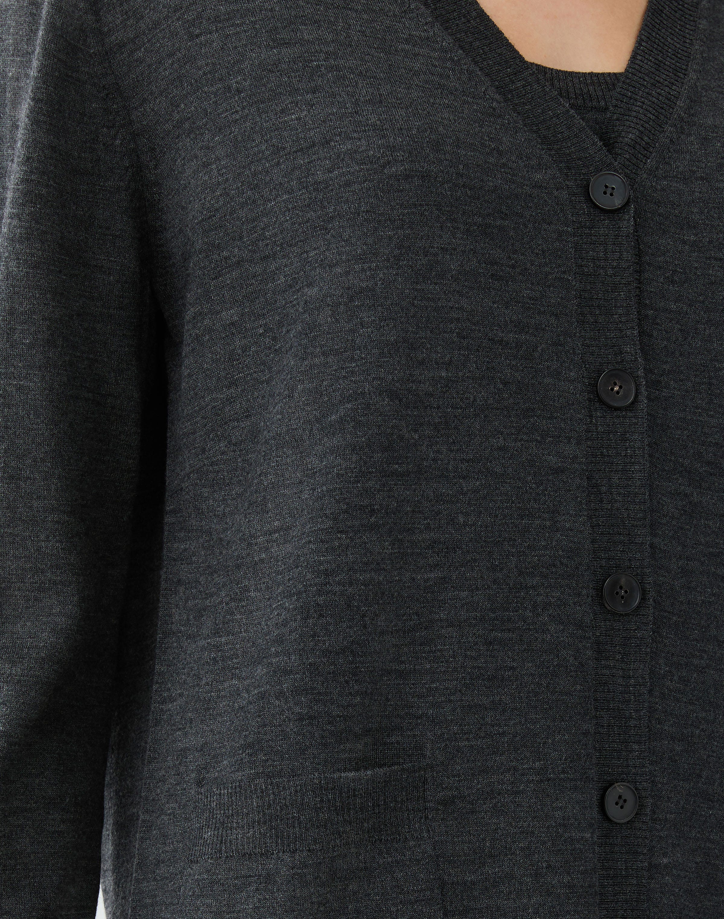 Petite Superfine Merino Wool Cardigan