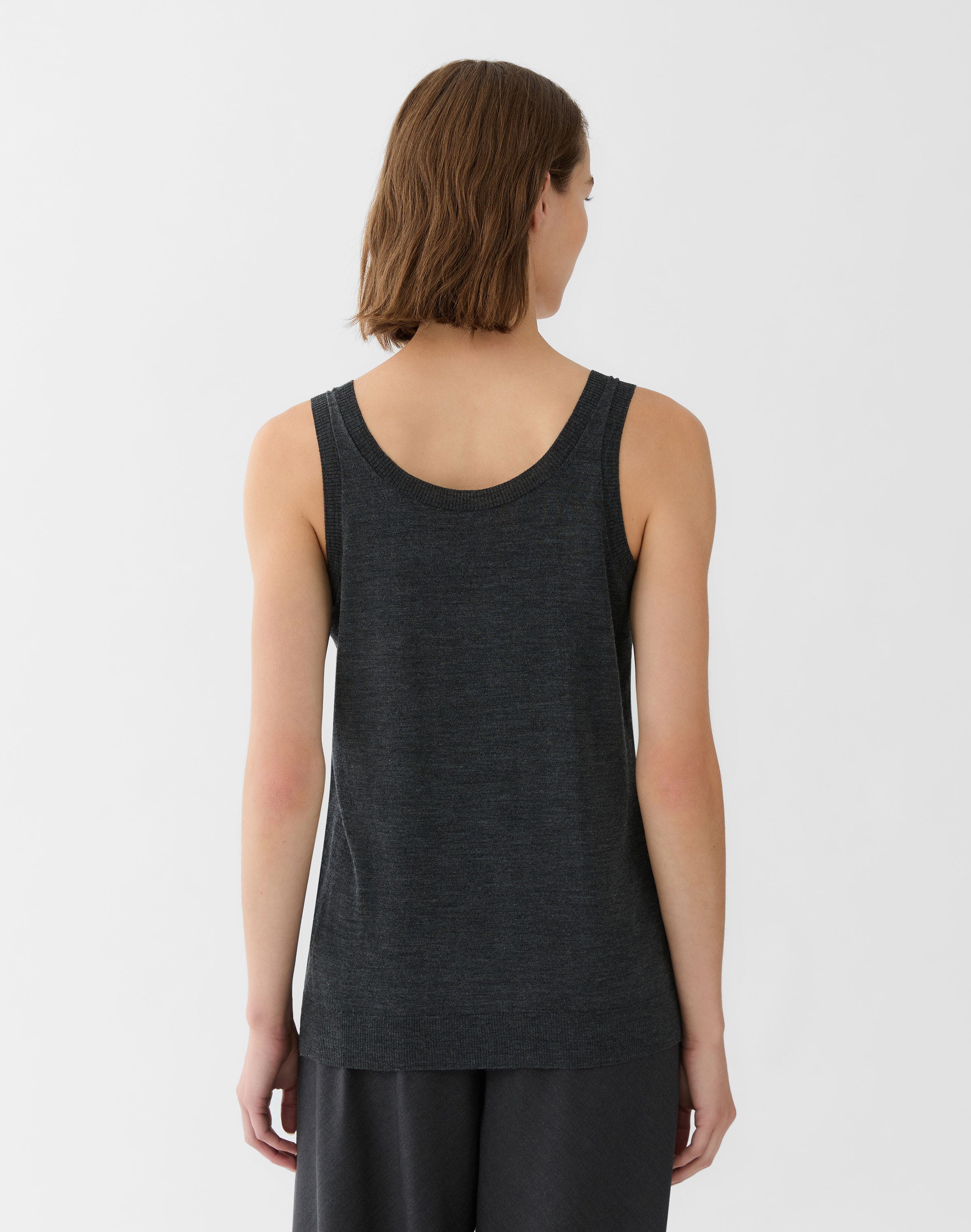 Petite Superfine Merino Wool Sweater Tank