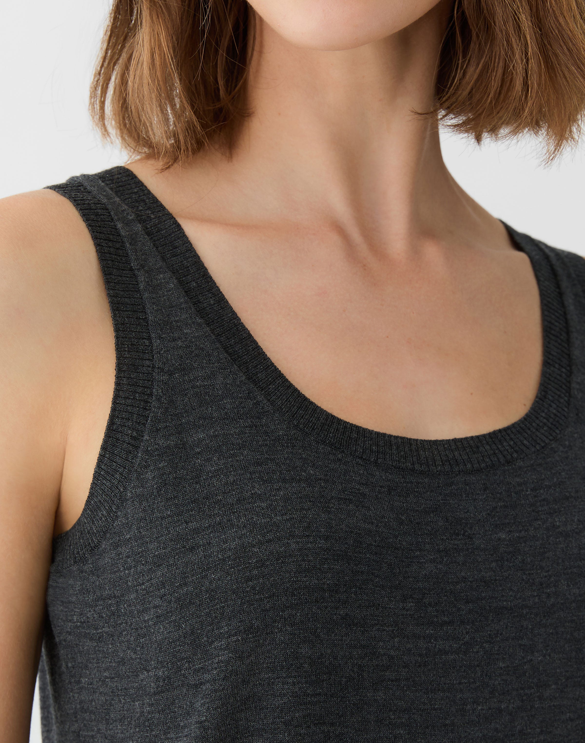 Petite Superfine Merino Wool Sweater Tank