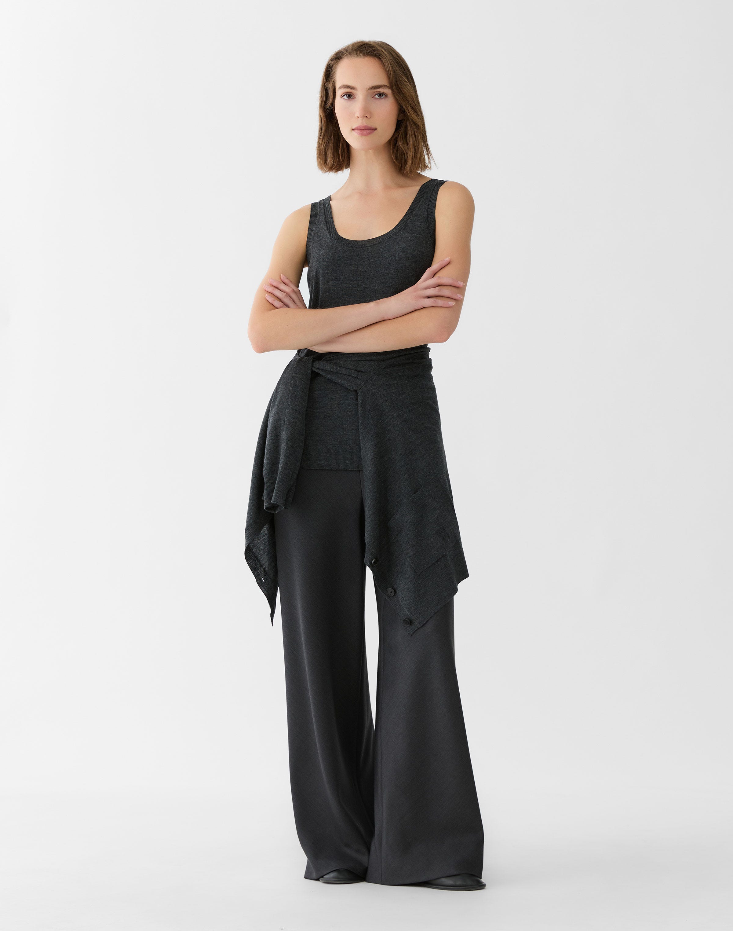 Petite Superfine Merino Wool Sweater Tank