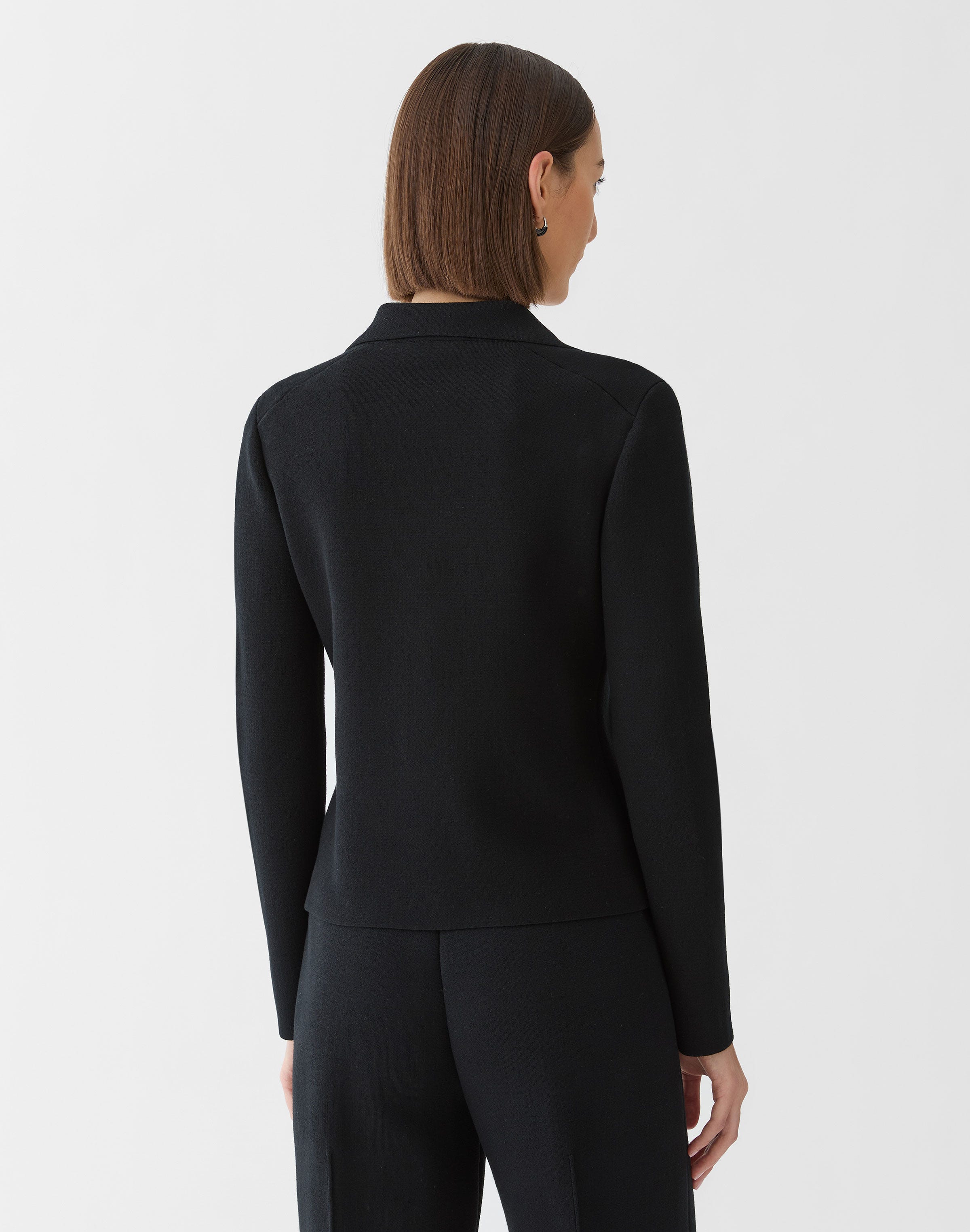 Responsible Matte Crepe Knit Blazer