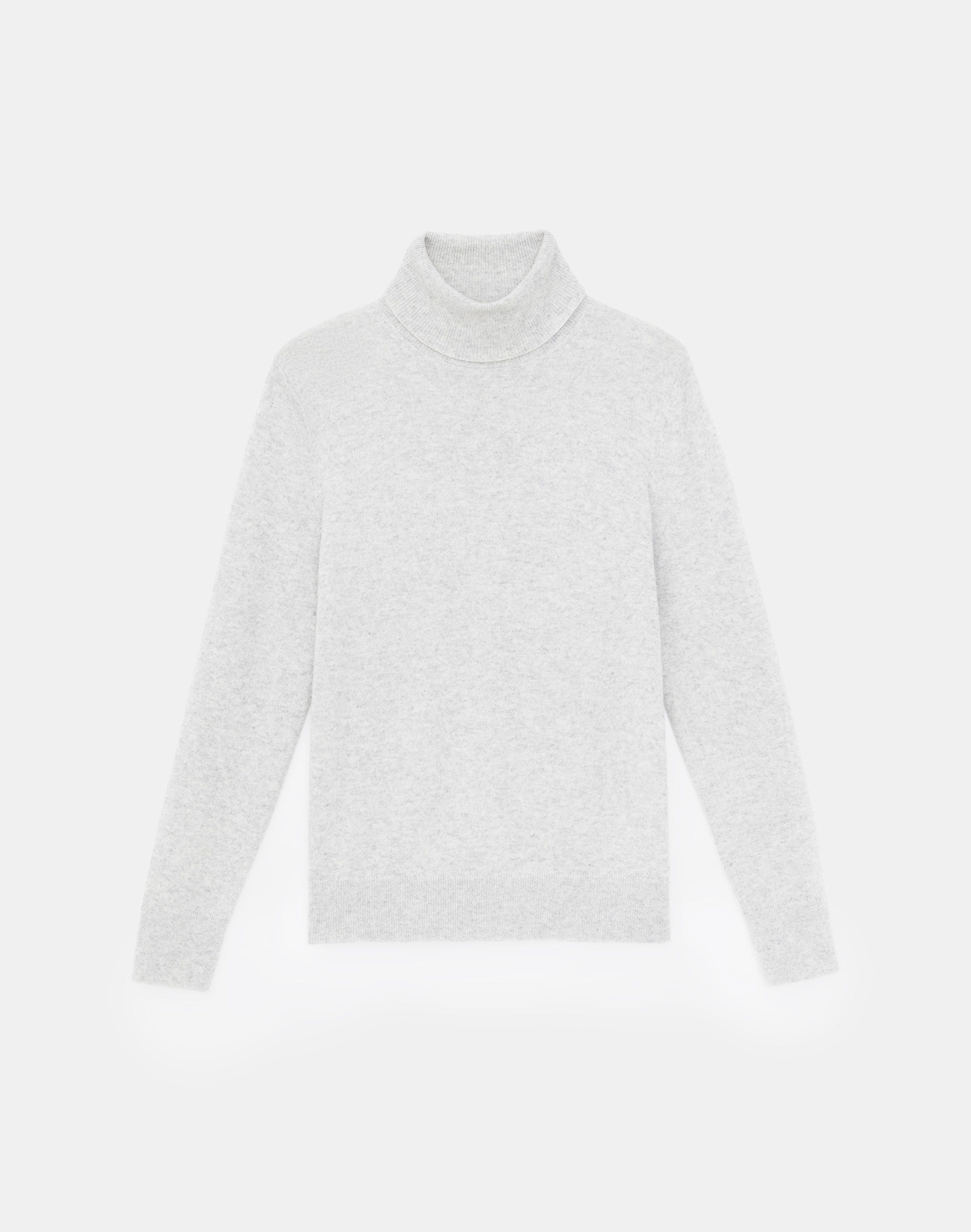 Shop Lafayette 148 Plus-size Cashmere Turtleneck Sweater In Grey