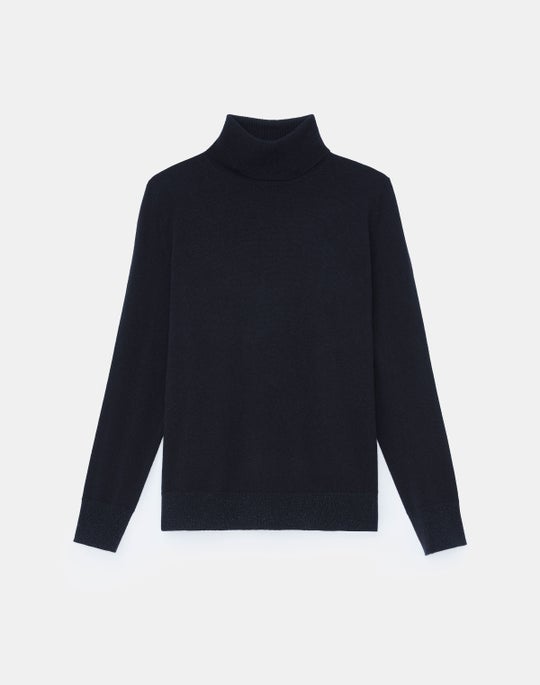 Plus-Size Cashmere Turtleneck Sweater