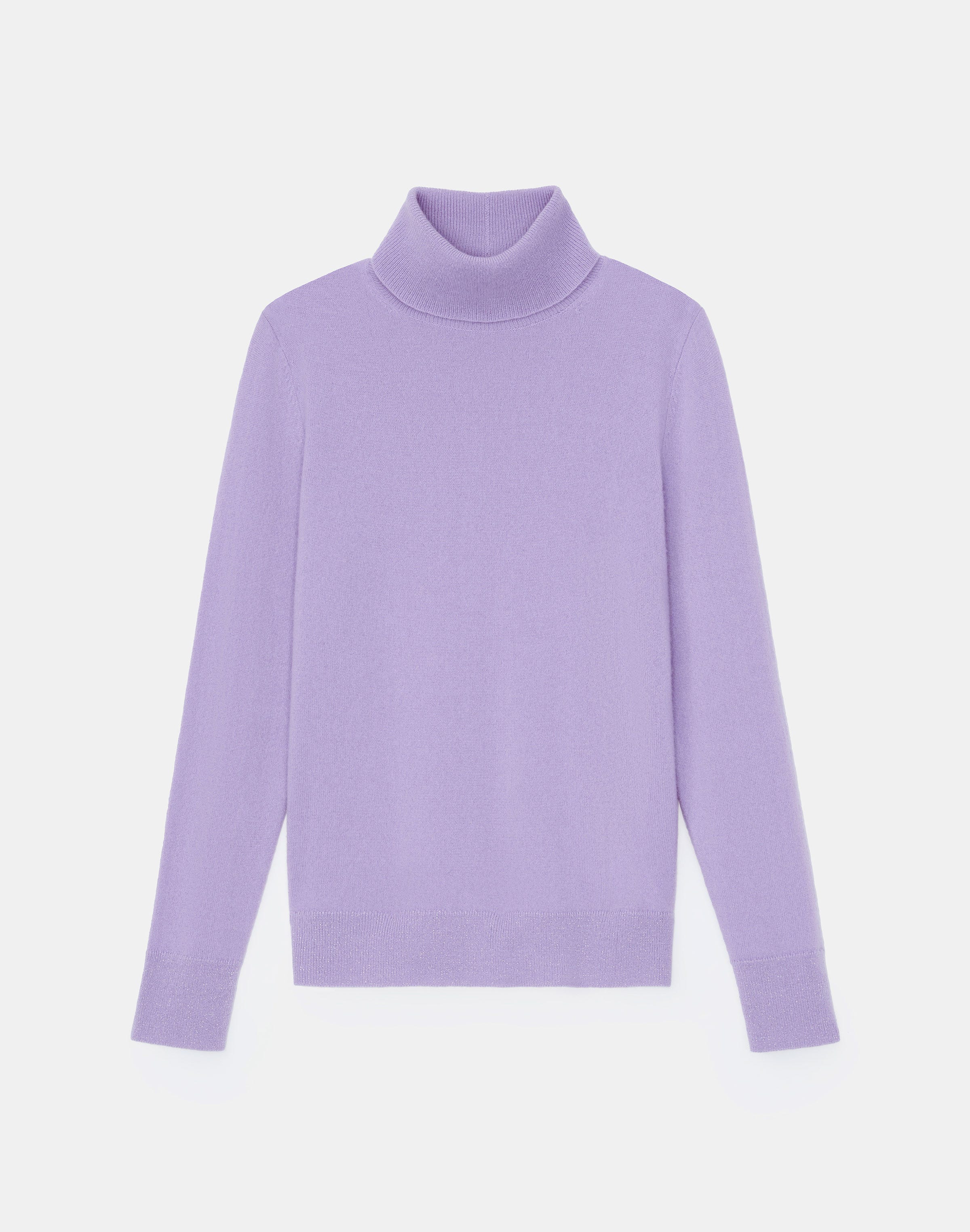 Lafayette 148 Cashmere Turtleneck Sweater In Purple