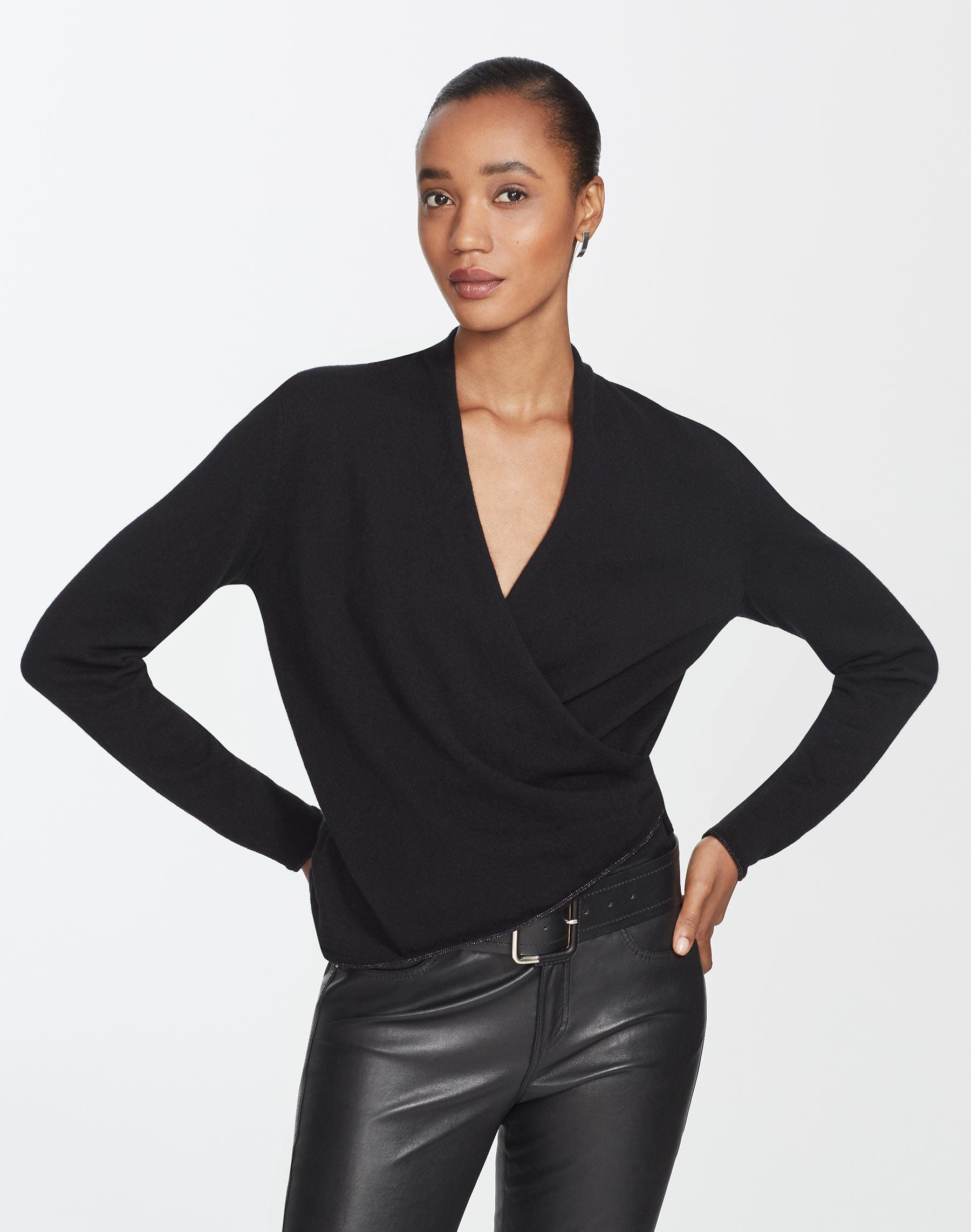 petite cashmere joggers