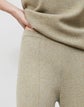 Cashmere Double-Knit Pull-On Pant